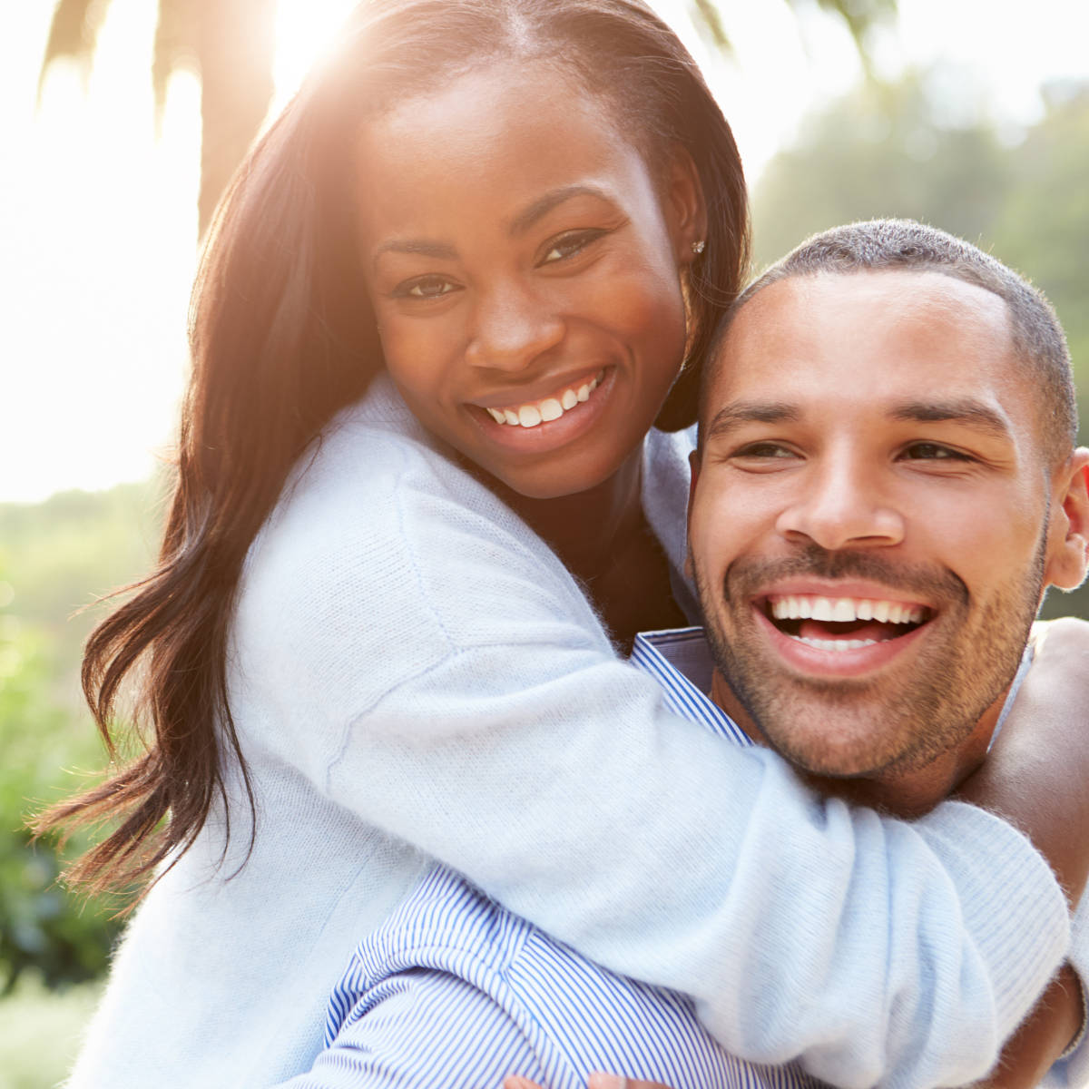 Portrait Of Loving African American Couple